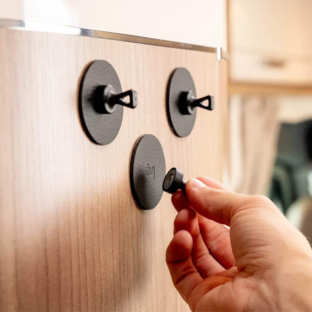 Magnet-Pins FLEX con cuscinetti inclusi NERO