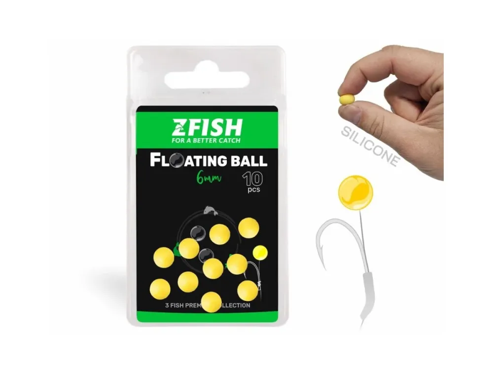 Boilies Pop Ups Zfish giallo 10 mm