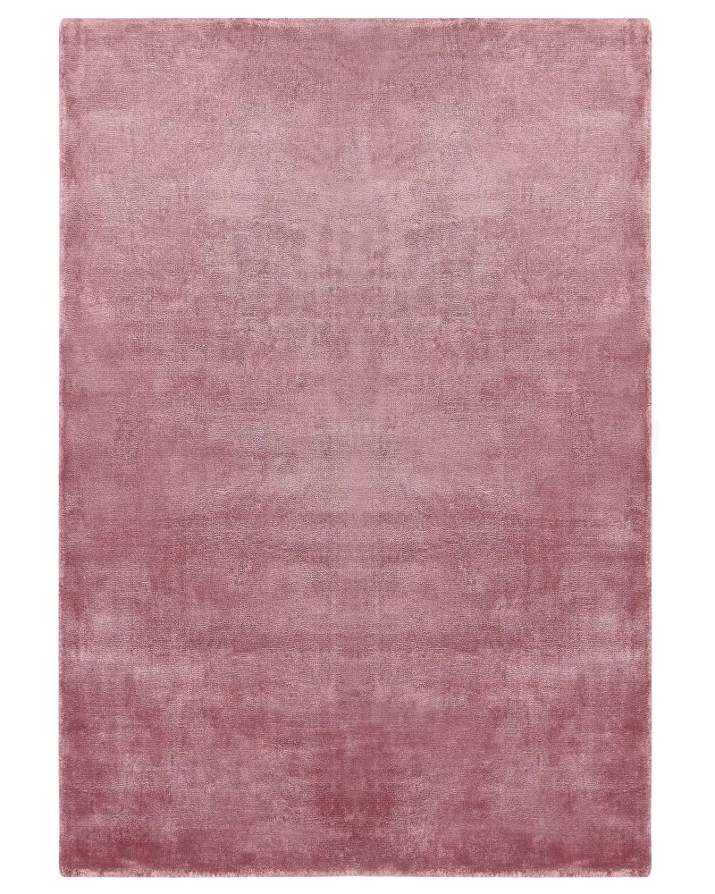 Tappeto viscosa rosa 160 x 230 cm GESI II