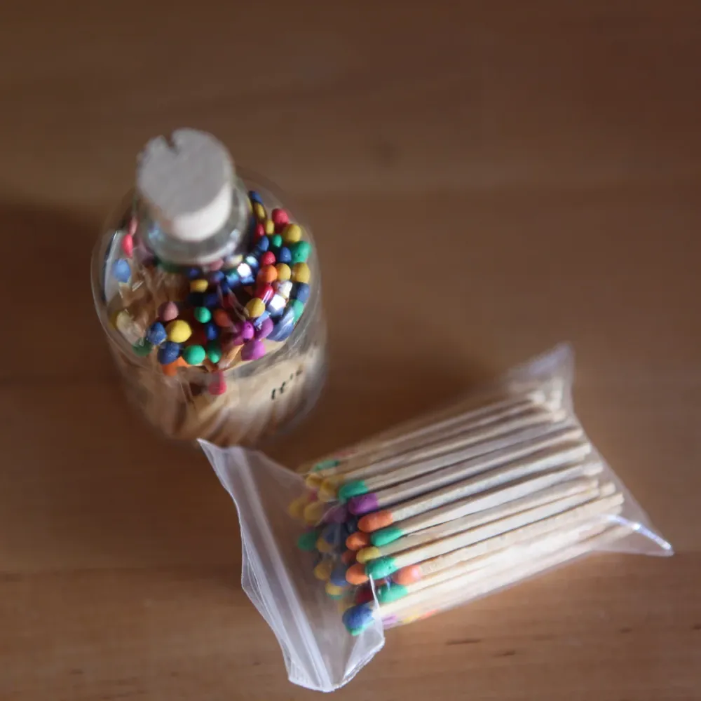 FIammiferi PUNTA COLORATI Eco Candle Project