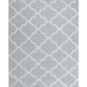Ago Ergonomico Tappeto rettangolare cotone grigio 200x300 cm SILVAN