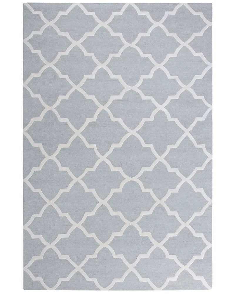 Ago Ergonomico Tappeto rettangolare cotone grigio 200x300 cm SILVAN
