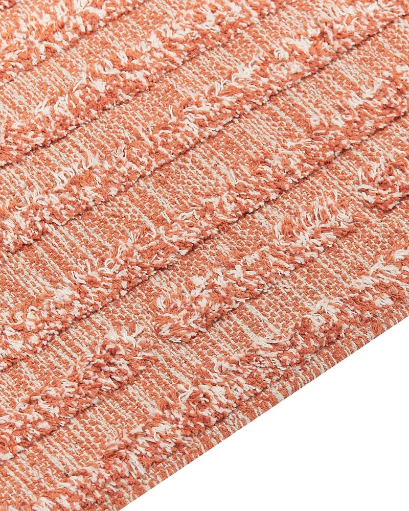 Ago Regolabile Tappeto cotone arancione 160 x 230 cm MUGLA