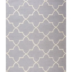 Kit Completo Tappeto rettangolare cotone grigio 160x230 cm SILVAN