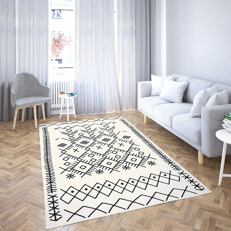 Premium per Tappeti Tappeto decorativo con motivo rombo Tappeto indonesiano multicolore Tappeto antiscivolo resistente all...