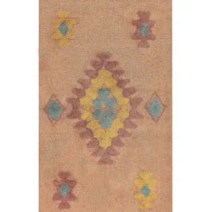 Set di Punte Tappeto cotone arancione 80 x 150 cm IGDIR