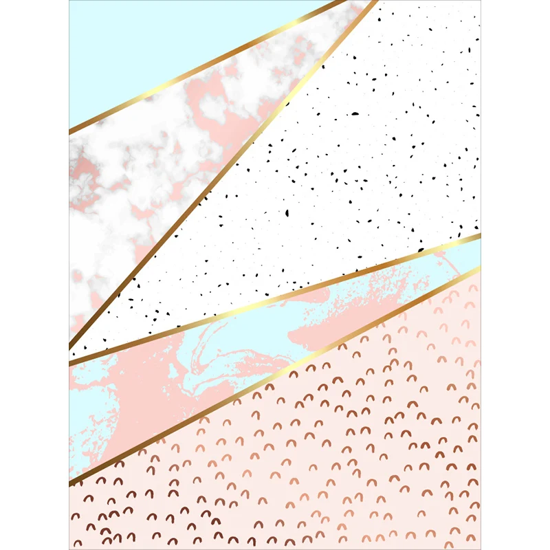 Tappeto decorativo con motivi geometrici pois Tappeto nordico rosa Tappeto lavabile antiscivolo poliestere per salotto | P...