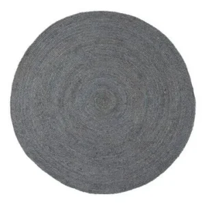 Tappeto rotondo tessuto di iuta grigio Ross Woood - 150cm | Professionale |