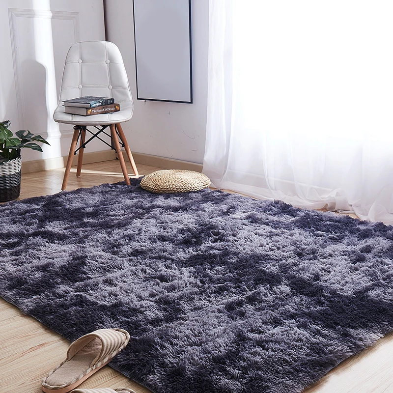 Tela Monofilamento Tappeto con motivo tie-dye carino Tappeto comfort multicolore Tappeto interno antiscivolo soffice e res...