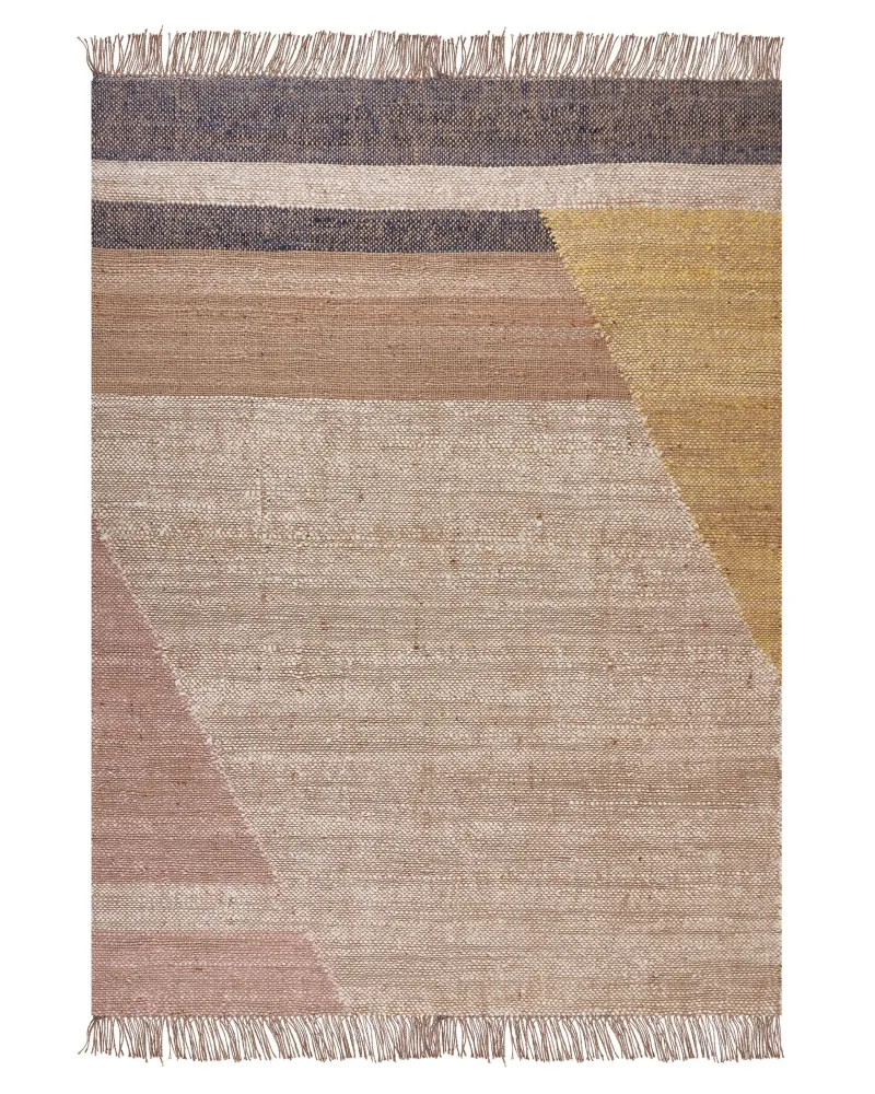 Gomitolo Jumbo Tappeto iuta multicolore 140 x 200 cm SAMLAR