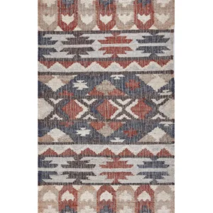 Tappeto iuta multicolore 80 x 150 cm KALFA Lana Acrilica