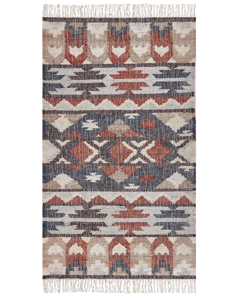 Tappeto iuta multicolore 80 x 150 cm KALFA per Tappeto per Sala