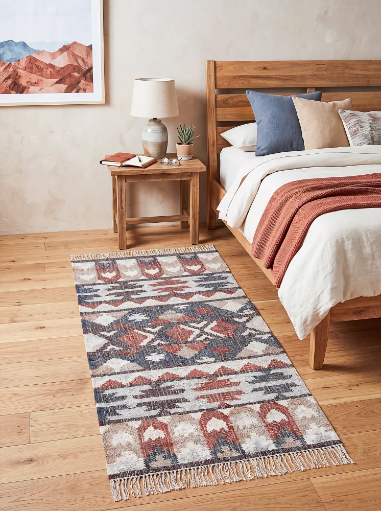Tappeto iuta multicolore 80 x 150 cm KALFA per Tappeto per Sala