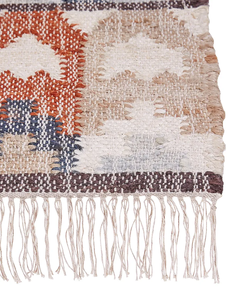 Tappeto iuta multicolore 80 x 150 cm KALFA per Tappeto per Sala