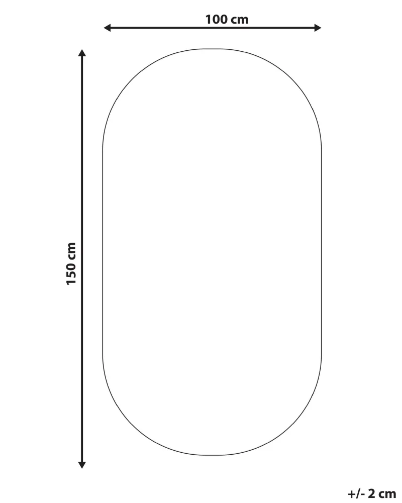 Tappeto iuta nocciola 100 x 150 cm DEMIRCI