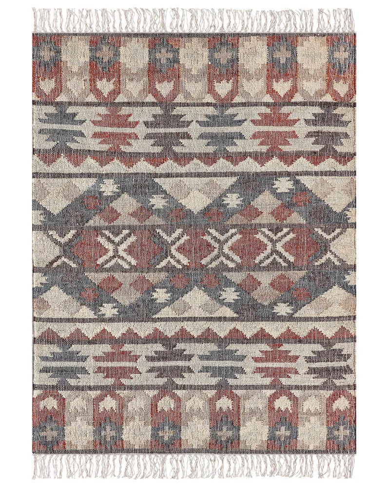 Uncinetto per Tappeti Tappeto iuta multicolore 140 x 200 cm KALFA