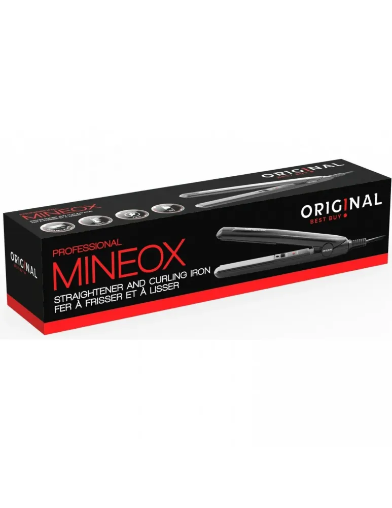 Mini Piastra per capelli MineoxNera 200 gradi 30 W