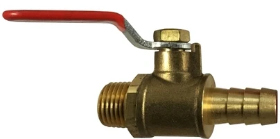 1/2" Hose Barb X 1/2" Mip Forged Compatto Ball Valve 944139