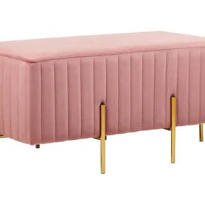 Velvet Bench Pink DAYTON