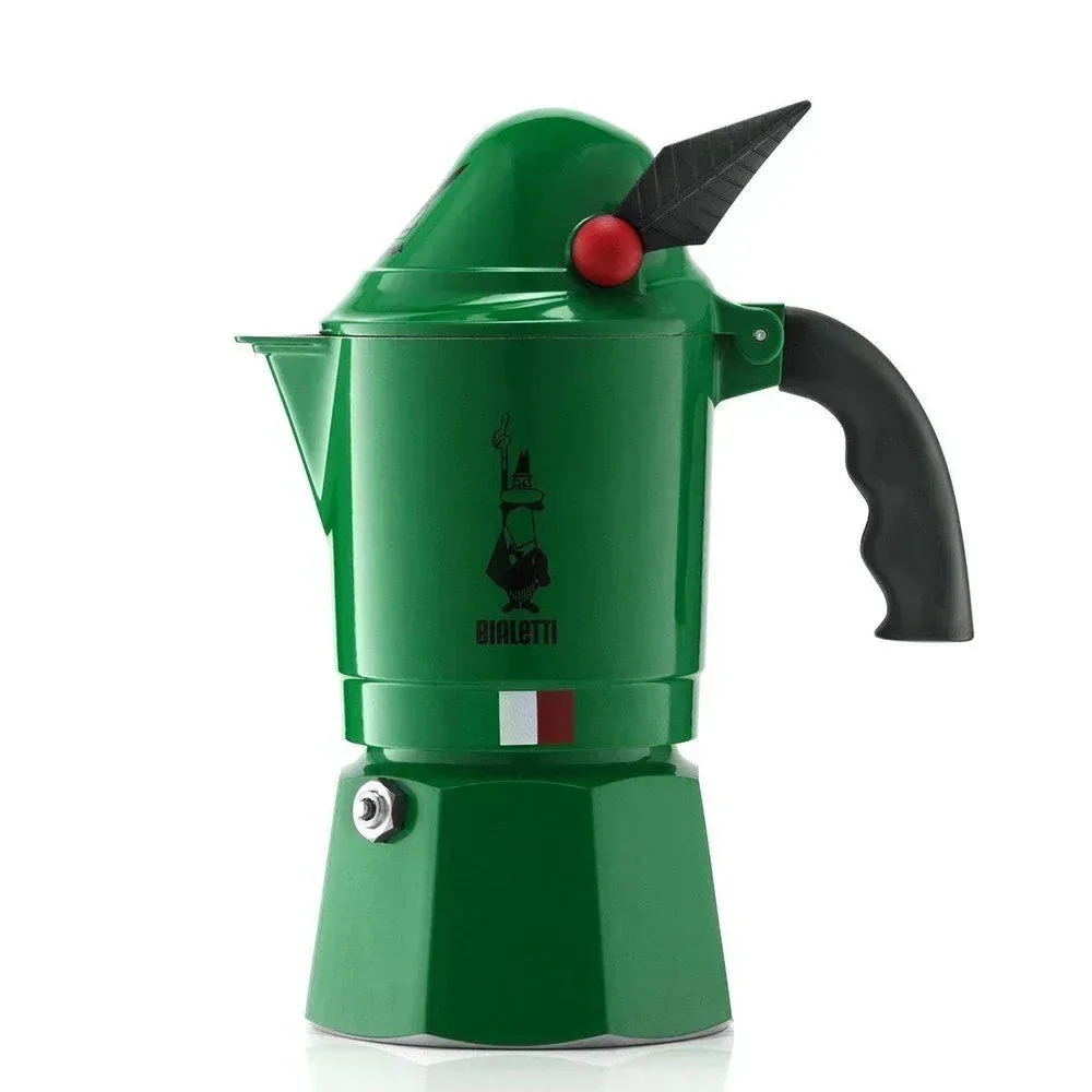 Bialetti Moka Alpina 3 Tazze Verde Edizione Limitata