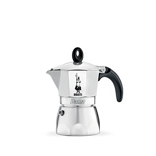 Bialetti 0002152 Moka Dama, Caffettiera Alluminio, 3 tazze