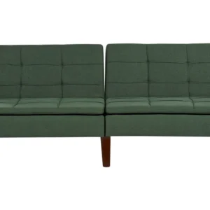 Fabric Sofa Bed Green RONNE Anno 2024