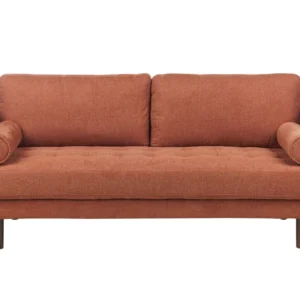 Segnapasso Giornaliero 3 Seater Fabric Sofa Golden Brown NURMO