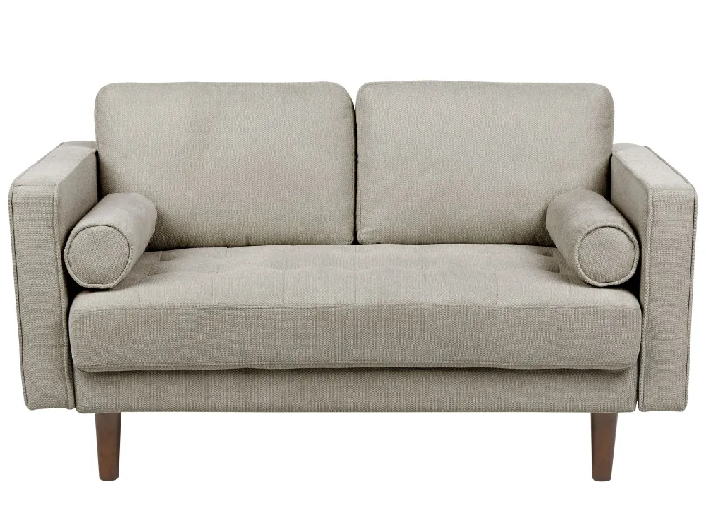 Simbolo di Pulizia 2 Seater Fabric Sofa Taupe NURMO