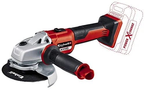 Einhell Smerigliatrice angolare Batteria AXXIO 125 mm, Rosso / Nero