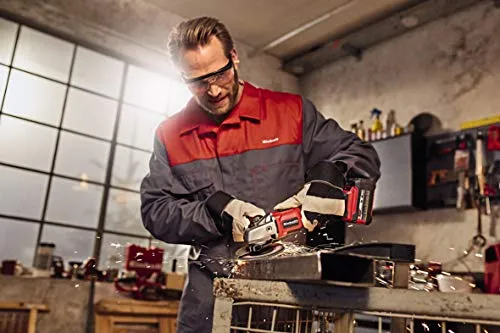 Einhell Smerigliatrice angolare Batteria AXXIO 125 mm, Rosso / Nero