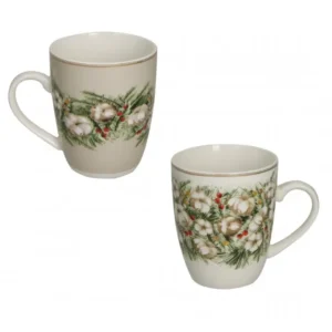NATALIZIO BRANDANI MUG BATUFFOLI SET 2 PZ PORCELL ANA