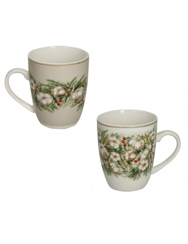 NATALIZIO BRANDANI MUG BATUFFOLI SET 2 PZ PORCELL ANA