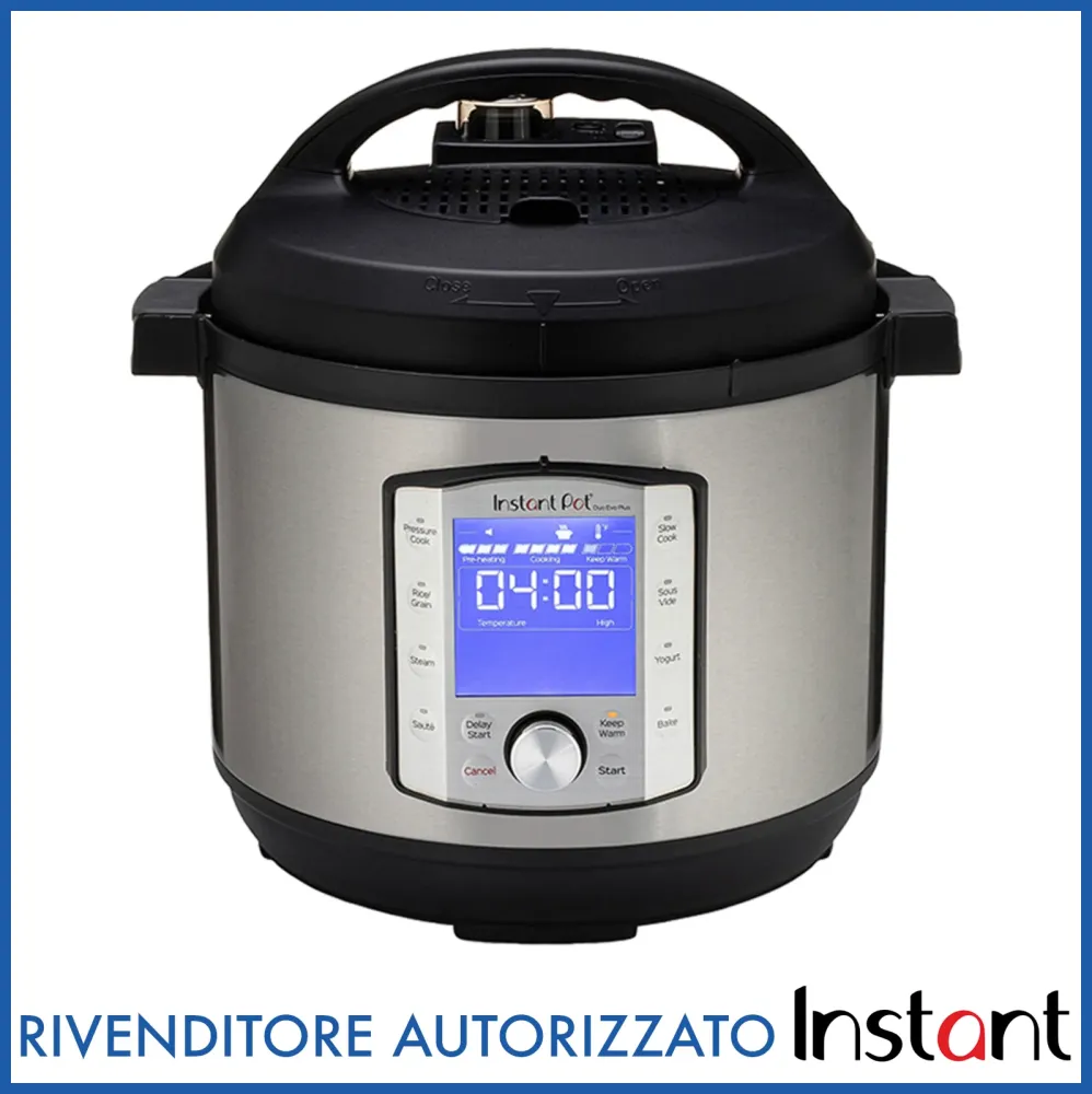 Ⓜ️🔵🔵🔵 INSTANT POT Duo Evo Plus - Pentola elettrica multicooker, contenitore acciaio inox, 5,7 litri