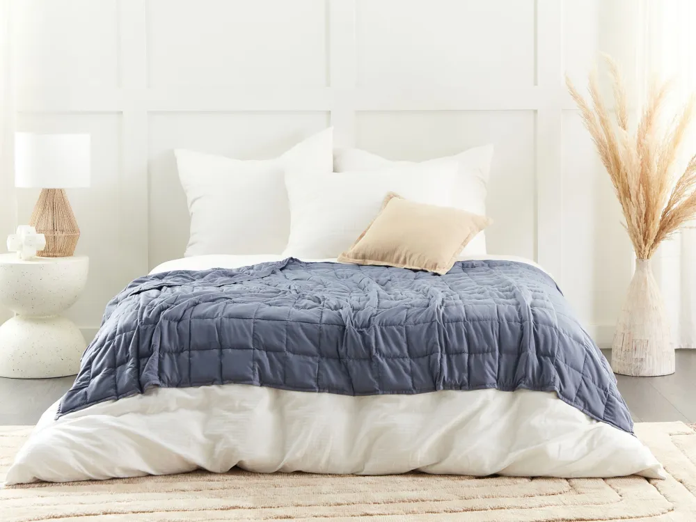 7kg Weighted Blanket 120 x 180 cm Blue NEREID