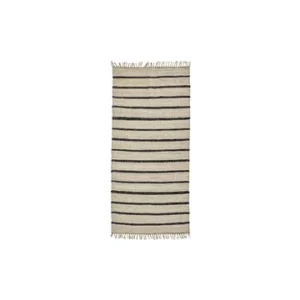 Tappeto juta distinto e nero 200x90 cm Sima House Doctor - 200cm