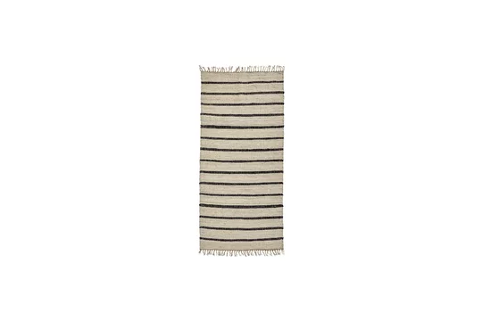 Tappeto juta distinto e nero 200x90 cm Sima House Doctor - 200cm