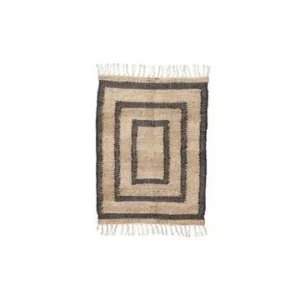 Tappeto juta palese e nero 90x60 cm Leah House Doctor - 90cm