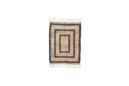 Tappeto juta palese e nero 90x60 cm Leah House Doctor - 90cm