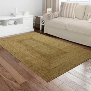 Tappeto rettangolare 100% Juta intrecciata 160 x 230 cm Naturale JAYA