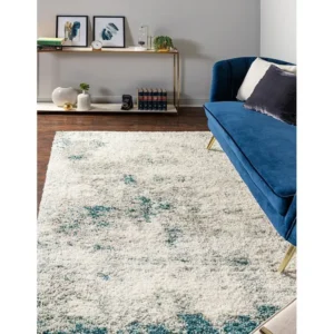Tappeto Shaggy 395 x 300 Verde Lachen Haze con 100 Filtri
