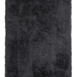 Tappeto shaggy rettangolare nero 160 x 230 cm CIDE