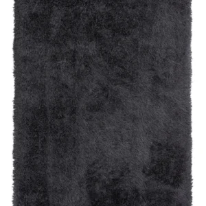 Tappeto shaggy rettangolare nero 160 x 230 cm CIDE