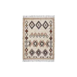 Ipoallergenico Premium Tappeto multicolore fibra naturale 200x140 cm Kesh House Doctor - 200cm