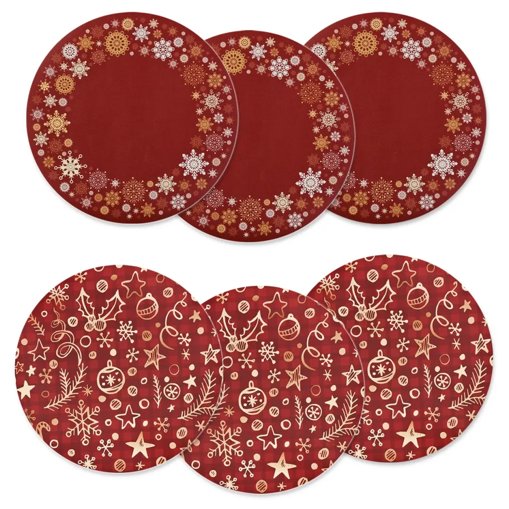 SOTTOPIATTI NATALE PVC -