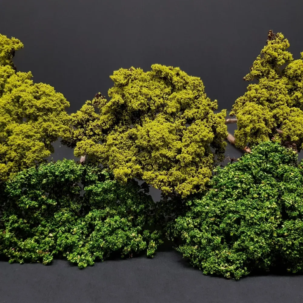Alberi naturali da modellismo BLATTWERK per piste 1/32 > 1/24 di RAS