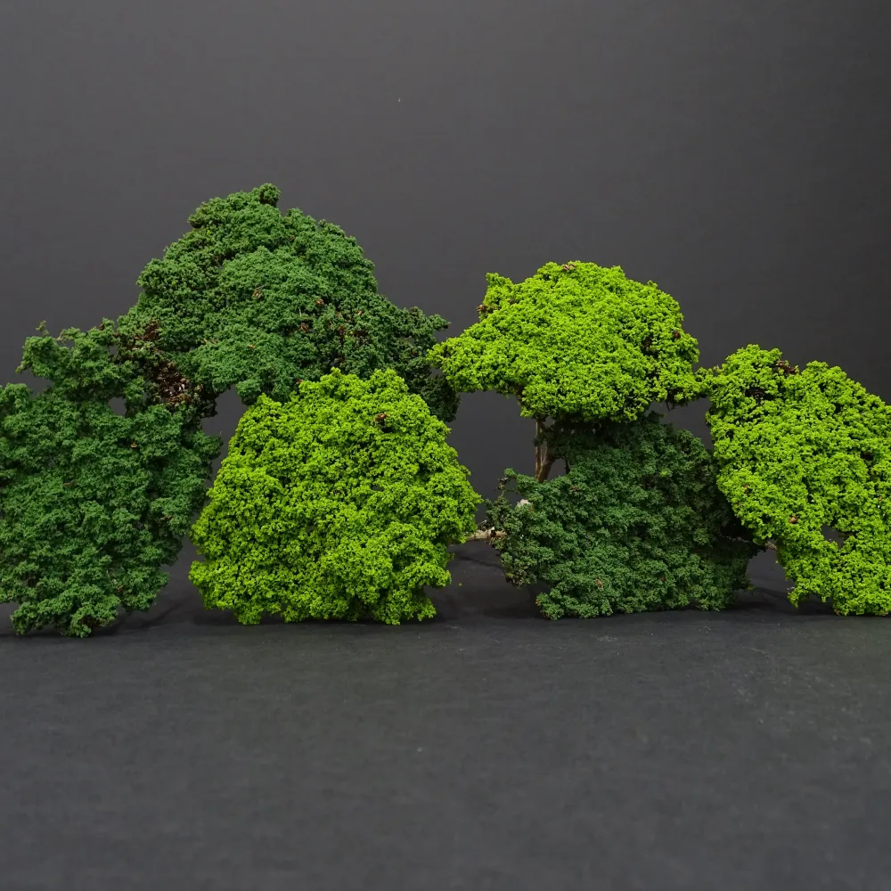 Alberi naturali da modellismo VERDI per piste 1/32 > 1/24 di RAS