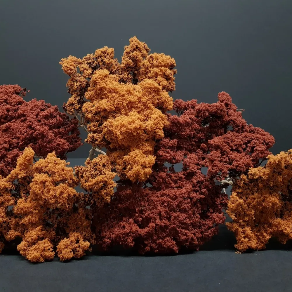 Modellismo alberi naturali AUTUNNO per piste da corsa 1/32 > 1/24 di RAS
