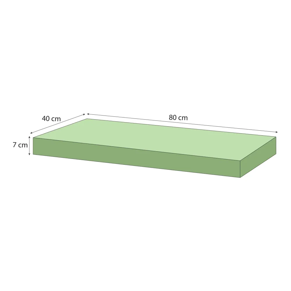 Hoppekids Coprimaterasso 40x80x7 cm, Sabbia