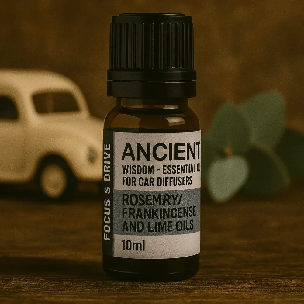 Diffusore per Auto con Olio Essenziale – Concentrazione e Energia 10ml