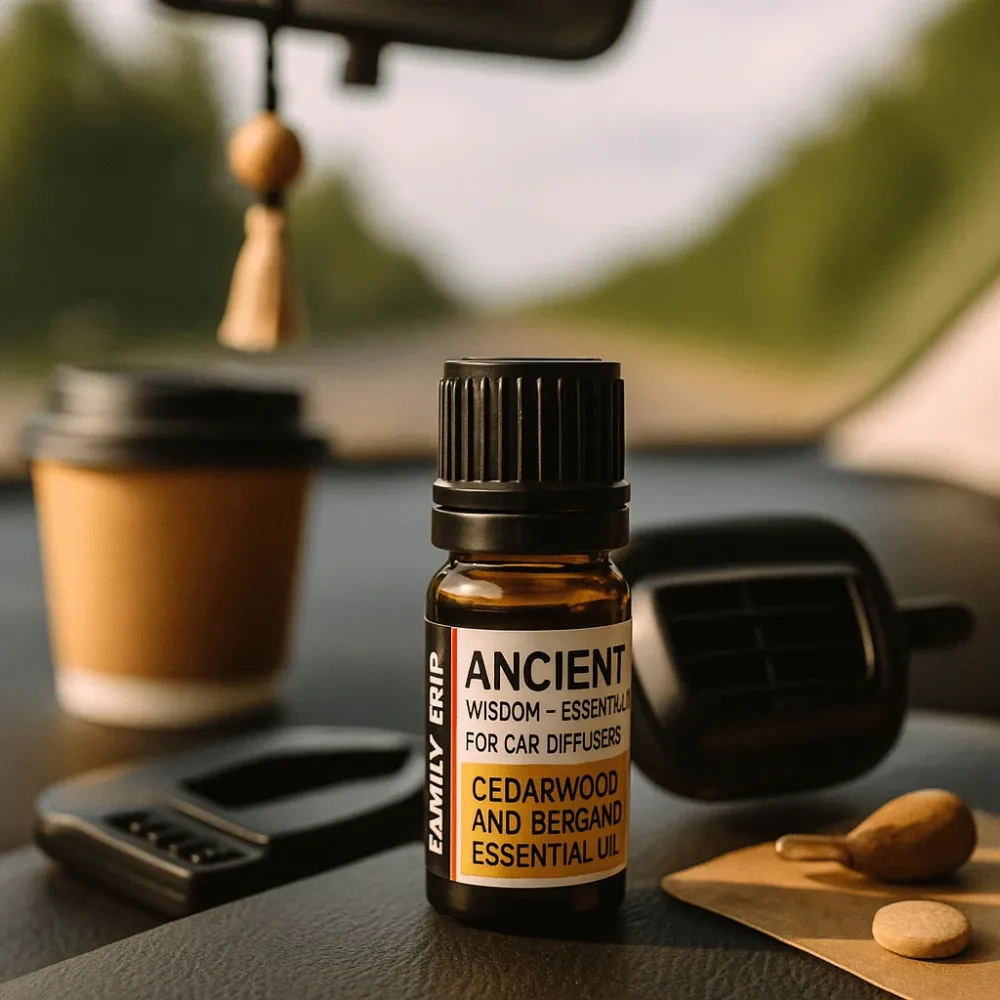 Diffusore per Auto Miscela di Oli Essenziali, Viaggio Famiglia 10ml